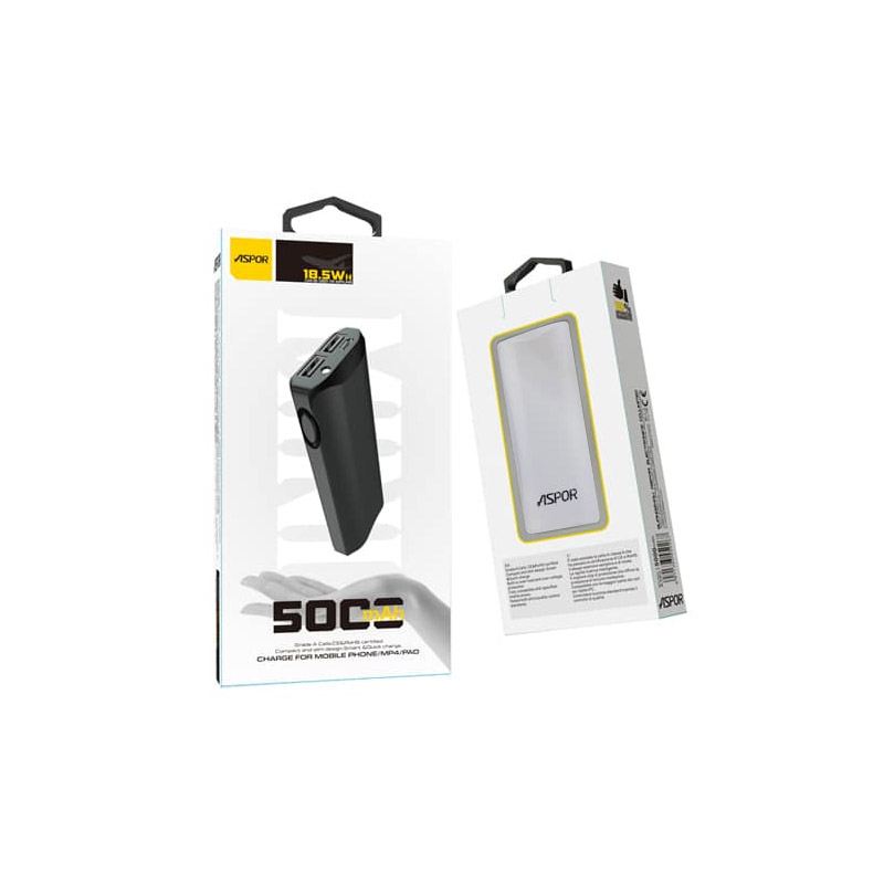 Aspor Power Bank 5000mAh